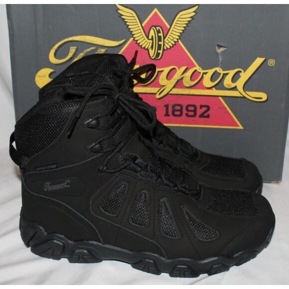 Thorogood 6" Crosstrex Side Zip Comp Toe Black Boot 804-6290 SZ 11 NIB - Picture 1 of 6